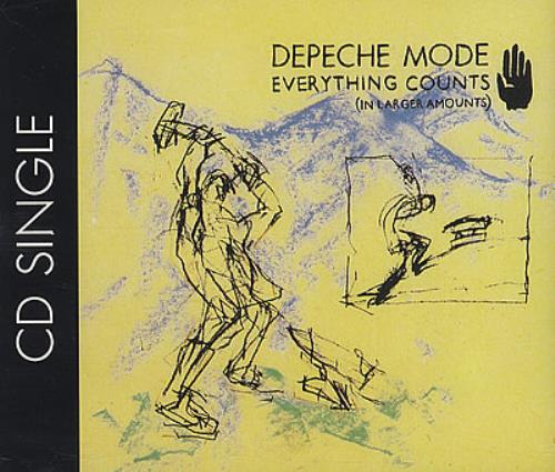 Depeche Mode Everything Counts CD single (CD5 / 5") French DEPC5EV124985