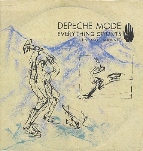 Depeche Mode Everything Counts 12" vinyl single (12 inch record / Maxi-single) Italian DEP12EV184110