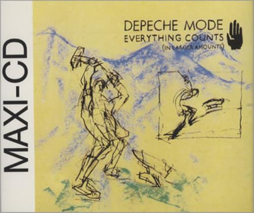 Depeche Mode Everything Counts CD single (CD5 / 5") German DEPC5EV384512