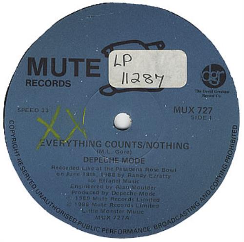 Depeche Mode Everything Counts 12" vinyl single (12 inch record / Maxi-single) South African DEP12EV51073