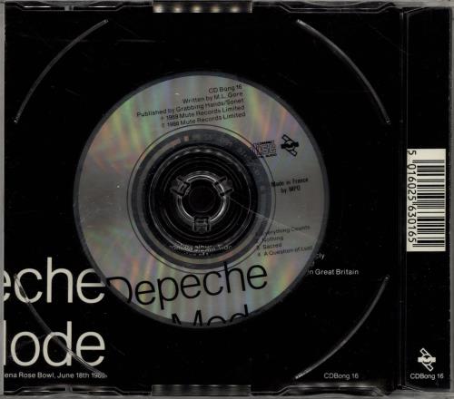Depeche Mode Everything Counts 3" CD single (CD3) UK DEPC3EV07977