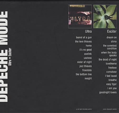 Depeche Mode Exciter / Ultra 2 CD album set (Double CD) French DEP2CEX379284
