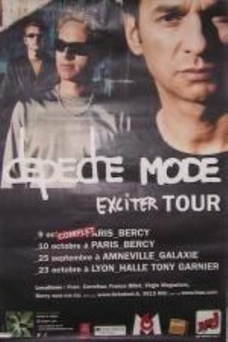 Depeche Mode Exciter poster French DEPPOEX202508
