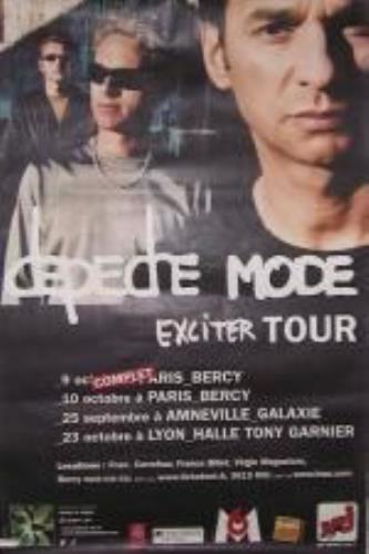 Depeche Mode Exciter poster French DEPPOEX202508