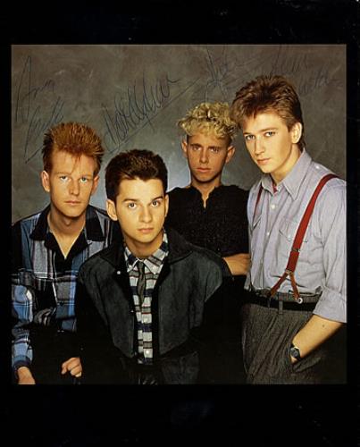 Depeche Mode Fan Club Walkerprint - AUTOGRAPHED memorabilia UK DEPMMFA363379