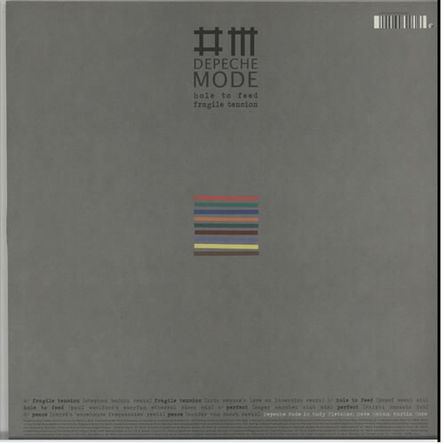 Depeche Mode Fragile Tension / Hole To Feed 12" vinyl single (12 inch record / Maxi-single) UK DEP12FR637072