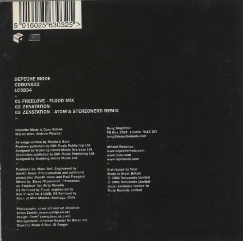 Depeche Mode Freelove CD single (CD5 / 5") UK DEPC5FR513688
