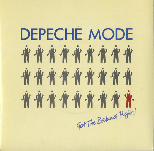 Depeche Mode Get The Balance Right - EX 7" vinyl single (7 inch record / 45) UK DEP07GE06869
