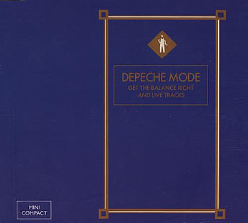 Depeche Mode Get The Balance Right CD single (CD5 / 5") French DEPC5GE124986
