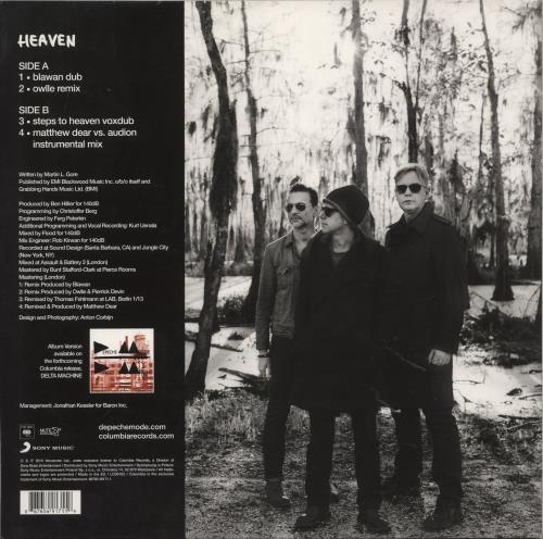 Depeche Mode Heaven - 180 Gram 12" vinyl single (12 inch record / Maxi-single) UK DEP12HE581806