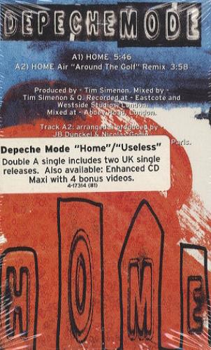 Depeche Mode Home cassette single US DEPCSHO125588