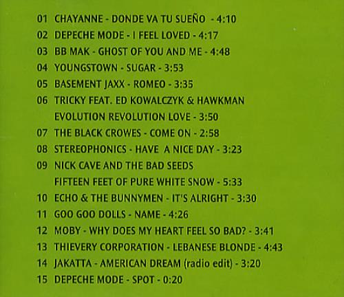 Depeche Mode I Feel Loved - on 'Promocional 40' Compilation CD CD album (CDLP) Argentinean DEPCDIF349763