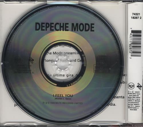 Depeche Mode I Feel You - Live Version CD single (CD5 / 5") Spanish DEPC5IF25116