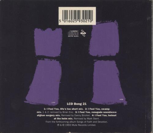 Depeche Mode I Feel You CD single (CD5 / 5") UK DEPC5IF15399