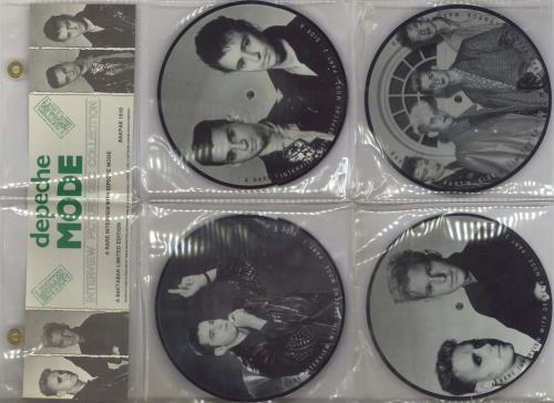 Depeche Mode Interview Picture Disc Set - VG 7" vinyl picture disc (7 inch picture disc single) UK DEP7PIN803756