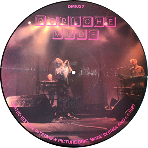 Depeche Mode Interview Picture Disc picture disc LP (vinyl picture disc album) UK DEPPDIN126406