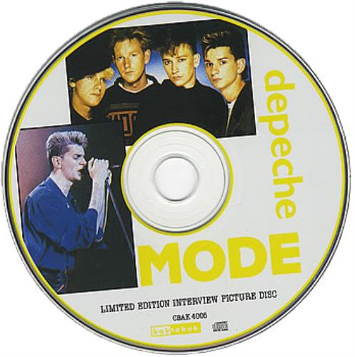 Depeche Mode Interview Picture Disc CD album (CDLP) UK DEPCDIN34115