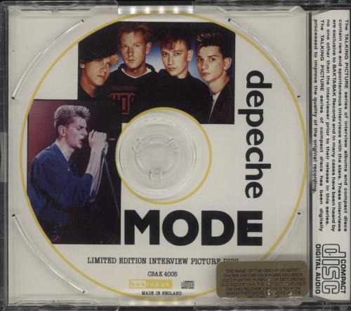 Depeche Mode Interview Picture Disc CD album (CDLP) UK DEPCDIN34115