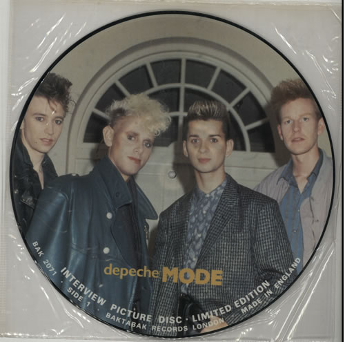 Depeche Mode Interview Picture Disc picture disc LP (vinyl picture disc album) UK DEPPDIN579151