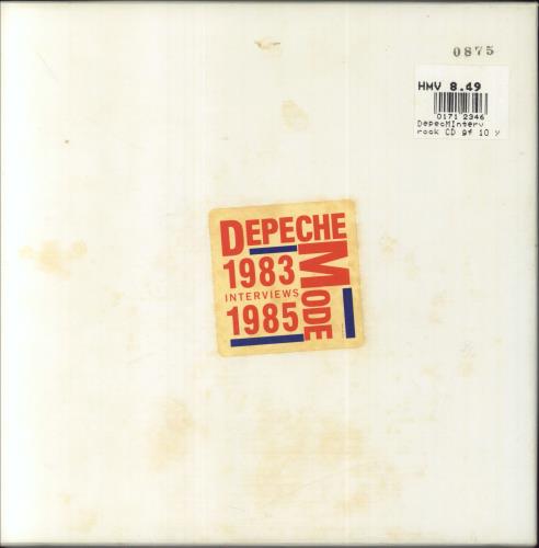 Depeche Mode Interviews 1983-1985 CD Album Box Set UK DEPDXIN126122