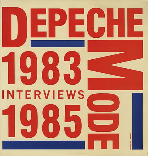 Depeche Mode Interviews 1983-1985 vinyl LP album (LP record) UK DEPLPIN388002
