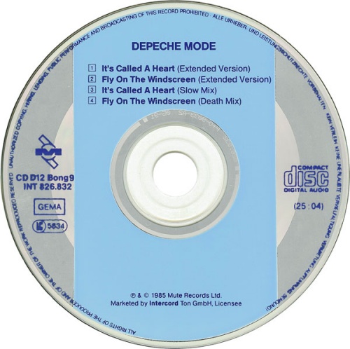 Depeche Mode It's Called A Heart - Original CD single (CD5 / 5") German DEPC5IT39444