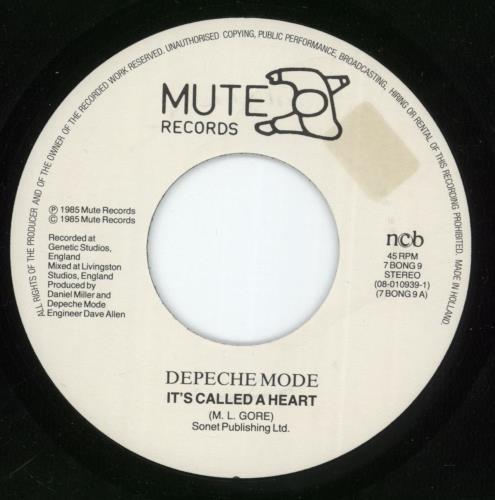 Depeche Mode It's Called A Heart - Poster Sleeve 7" vinyl single (7 inch record / 45) Swedish DEP07IT51068