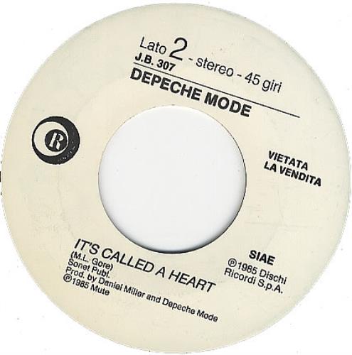 Depeche Mode It's Called A Heart 7" vinyl single (7 inch record / 45) Italian DEP07IT378315