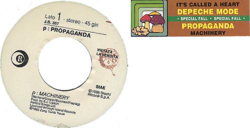 Depeche Mode It's Called A Heart 7" vinyl single (7 inch record / 45) Italian DEP07IT378315