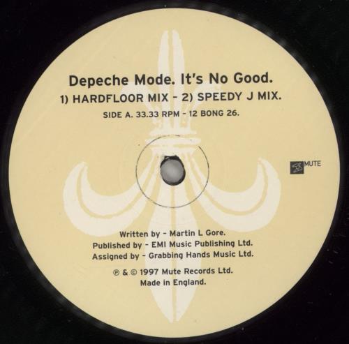 Depeche Mode It's No Good 12" vinyl single (12 inch record / Maxi-single) UK DEP12IT86332