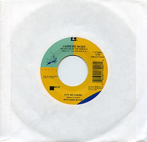 Depeche Mode It's No Good 7" vinyl single (7 inch record / 45) US DEP07IT92419