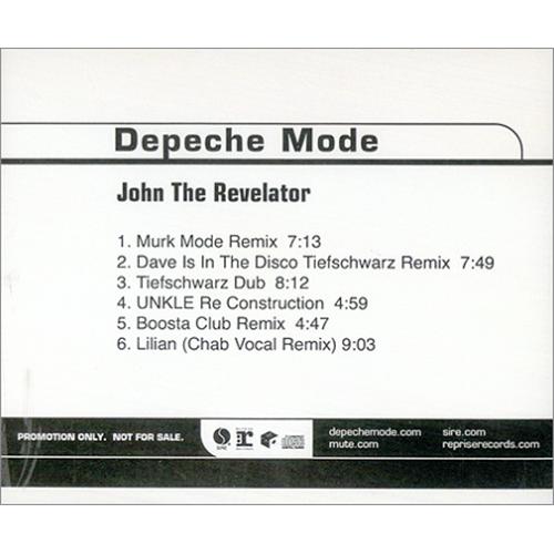 Depeche Mode John The Revelator - THE REMIXES CD single (CD5 / 5") US DEPC5JO417970