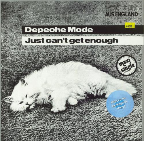 Depeche Mode Just Can't Get Enough - White Vinyl 12" vinyl single (12 inch record / Maxi-single) German DEP12JU49369