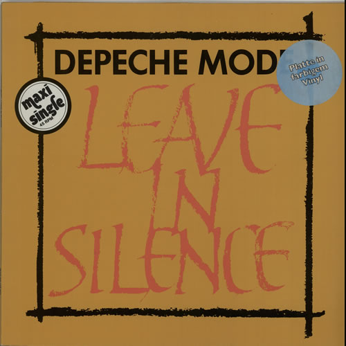 Depeche Mode Leave In Silence - Clear Vinyl 12" vinyl single (12 inch record / Maxi-single) German DEP12LE15898