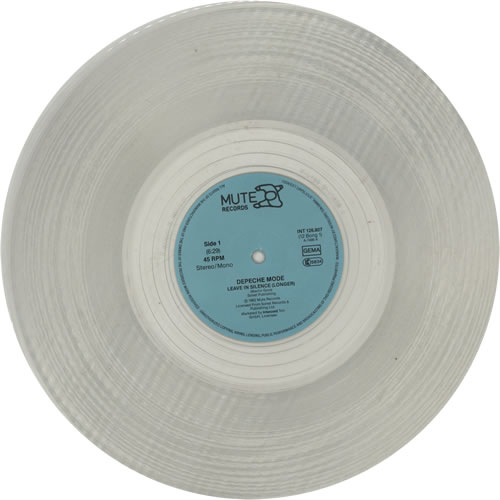 Depeche Mode Leave In Silence - Clear Vinyl 12" vinyl single (12 inch record / Maxi-single) German DEP12LE15898
