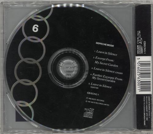 Depeche Mode Leave In Silence CD single (CD5 / 5") UK DEPC5LE12957