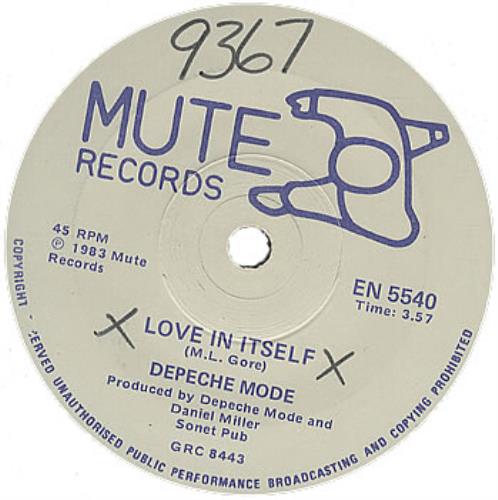 Depeche Mode Love In Itself 7" vinyl single (7 inch record / 45) South African DEP07LO380110