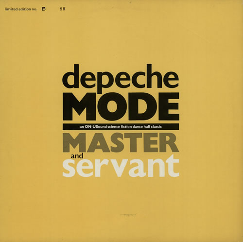 Depeche Mode Master And Servant - Number 90 12" vinyl single (12 inch record / Maxi-single) UK DEP12MA569380