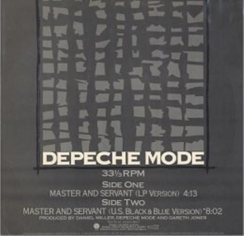 Depeche Mode Master And Servant 12" vinyl single (12 inch record / Maxi-single) US DEP12MA07181