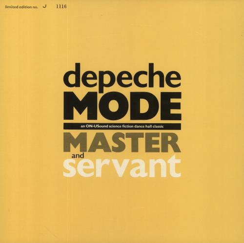 Depeche Mode Master And Servant 12" vinyl single (12 inch record / Maxi-single) UK DEP12MA07887