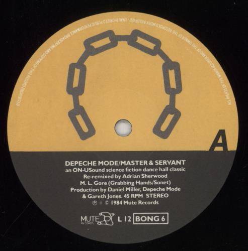Depeche Mode Master And Servant 12" vinyl single (12 inch record / Maxi-single) UK DEP12MA07887