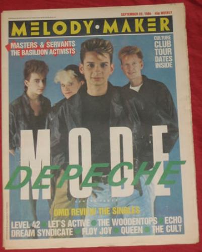 Depeche Mode Melody Maker - Set Of Two magazine UK DEPMAME378754