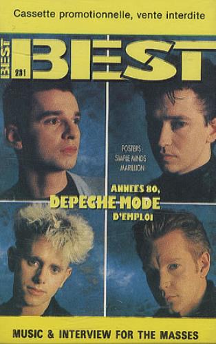 Depeche Mode Music & Interview For The Masses cassette album French DEPCLMU106311