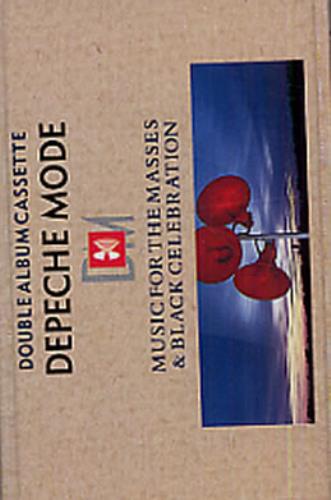 Depeche Mode Music For The Masses + Black Celebration cassette album UK DEPCLMU09579