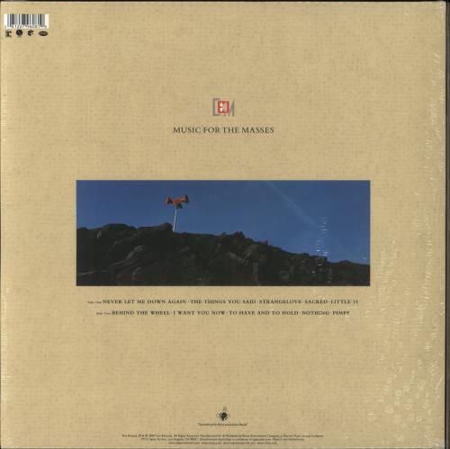 Depeche Mode Music For The Masses - 180gm vinyl LP album (LP record) UK DEPLPMU839712