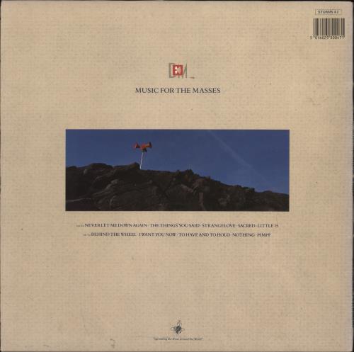 Depeche Mode Music For The Masses - EX vinyl LP album (LP record) UK DEPLPMU768292