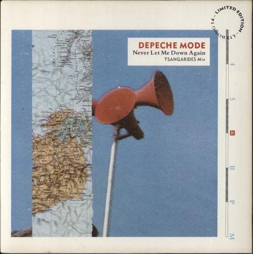 Depeche Mode Never Let Me Down Again - EX 12" vinyl single (12 inch record / Maxi-single) UK DEP12NE579095