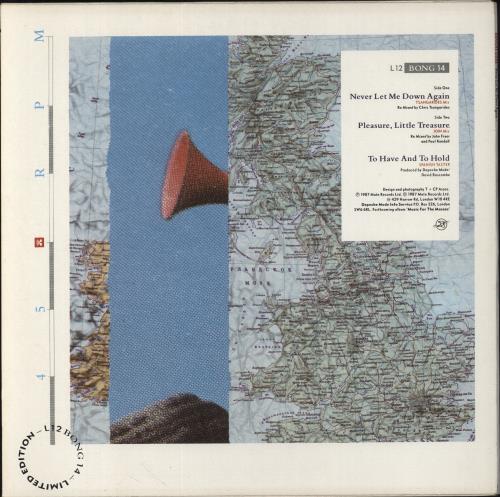 Depeche Mode Never Let Me Down Again - EX 12" vinyl single (12 inch record / Maxi-single) UK DEP12NE579095