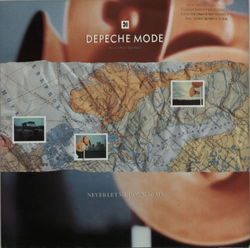 Depeche Mode Never Let Me Down Again - Gold Promo Stamped 12" vinyl single (12 inch record / Maxi-single) US DEP12NE07928