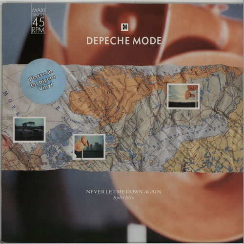 Depeche Mode Never Let Me Down Again - Orange Vinyl 12" vinyl single (12 inch record / Maxi-single) German DEP12NE07927